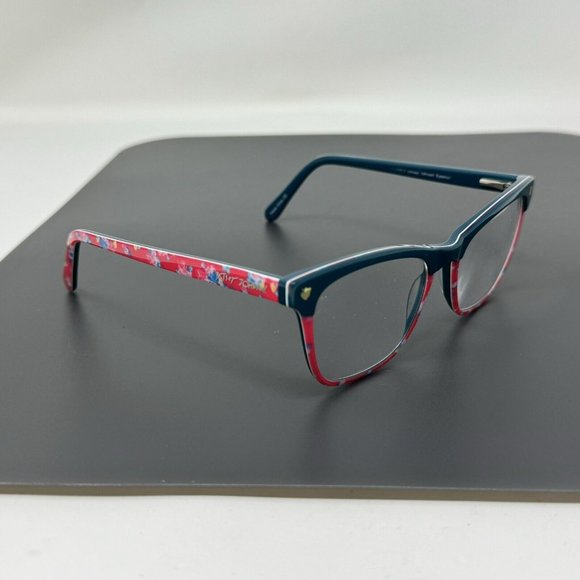 Betsey Johnson Eyeglasses Girls Bff Life 49-16-130 Teal Pink Eyeglasses Frame - Picture 2 of 11